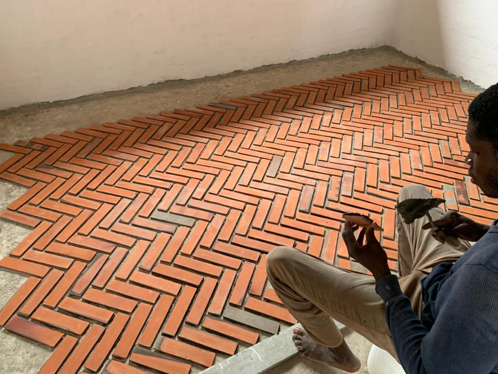 Brick & Lime Group - Brick Floors Product - Herringbone Floor Bricks