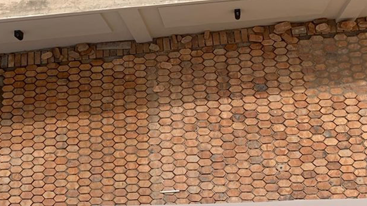 Brick & Lime Group - Floor Bricks Product - Hexagon Yellow Floor Bricks 2