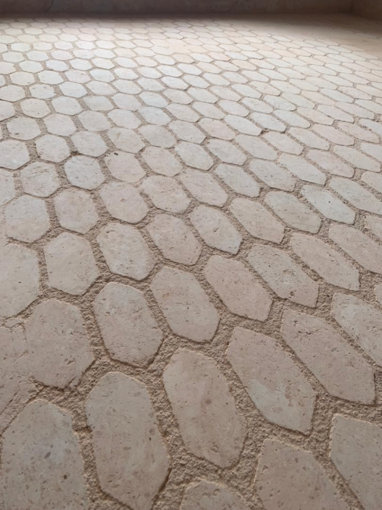 Brick & Lime Group - Floor Bricks Product - Hexagon Yellow Floor Bricks 1